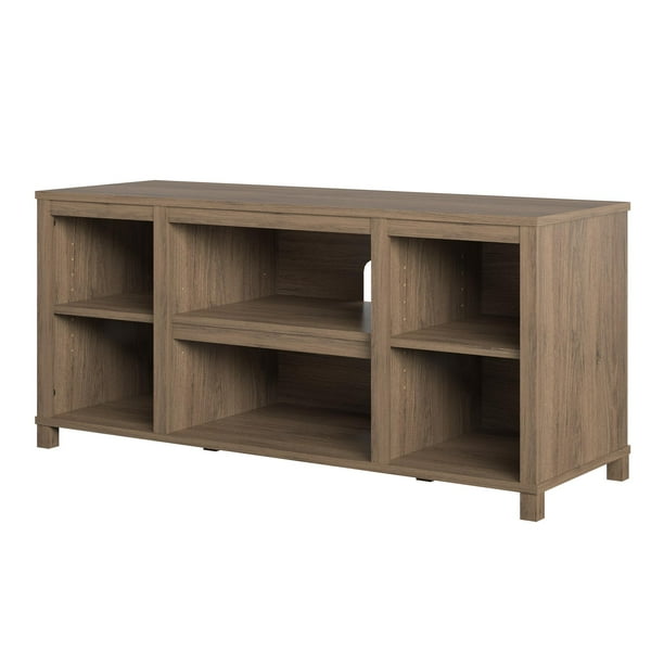 Mainstays Parsons TV Stand for TVs up to 50", Rustic Oak - Brand New