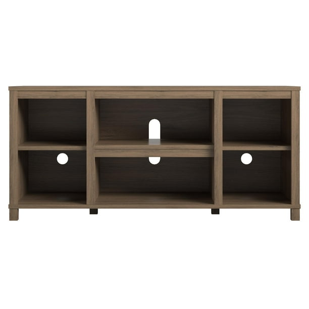 Mainstays Parsons TV Stand for TVs up to 50", Rustic Oak - Brand New