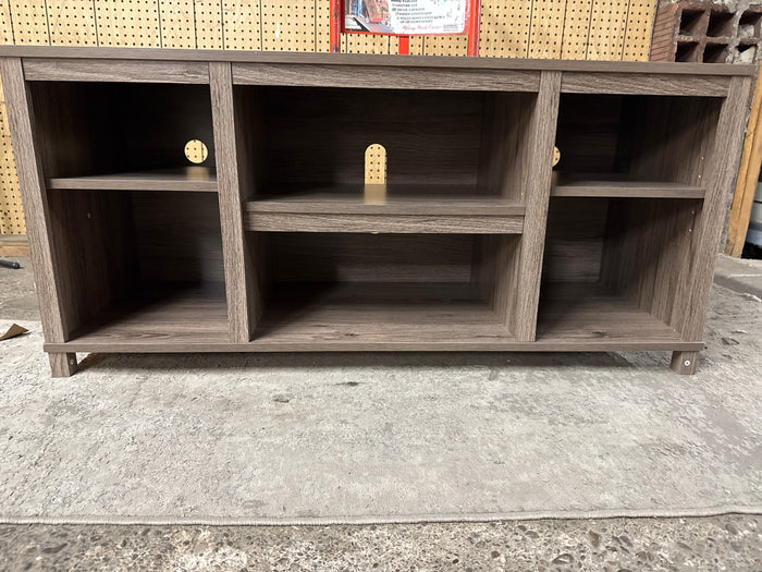 Mainstays Parsons TV Stand for TVs up to 50", Rustic Oak - Brand New