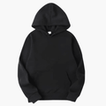 MEELANO Mane | Herre Varm Fleece Hættetrøje med Kængurulomme - Langærmet Hoodie Sort