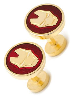 Marvel Comics Iron Man Gold Plated Cufflinks - Polished Enamel - MV-IRMN-GLA_c9ef9e8a-654f-437d-bc27-d39807aa56c4