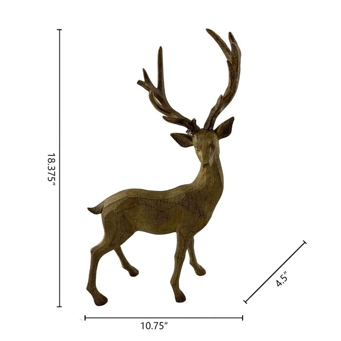 Member's Mark Deer and Tree Décor, Set of 5 - Brand New - Open Box