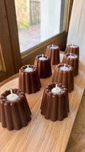Mini Canelé Candle – French Dessert, Scented: Vanilla