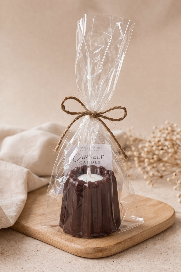 Mini Canelé Candle – French Dessert, Scented: Vanilla