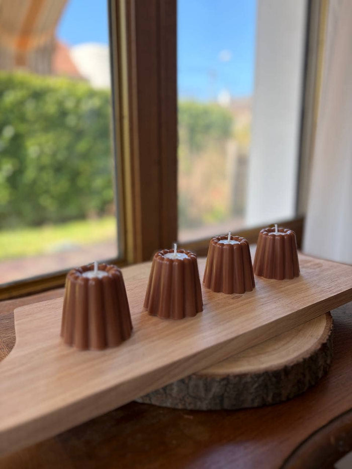 Mini Canelé Candle – French Dessert, Scented: Vanilla