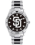 MLB Mens San Diego Padres Heavy Hitter Watch - Bracelet Strap - Team Logo - XWM2635