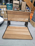 MOEN Fold Down Teak Shower Chair - Brand New