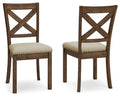Moriville Beige Dining UPH Side Chair (Priced Per Item, Must Order 2, 4, 6, or 8) - Brand New
