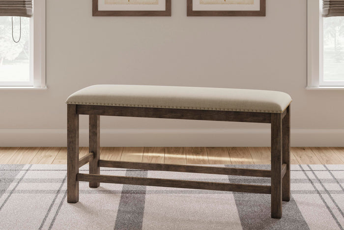 Moriville Beige Double UPH Bench (1/CN) - Brand New