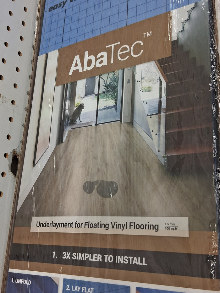 MSI Abatec 100 sq. ft. 3.9 ft. x 25.7 ft. x 1.5 mm Vinyl For Underlayment - Brand New