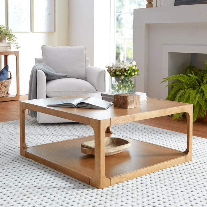 My Texas House Haven Coffee Table, Living Room, Warm Brown - Brand New