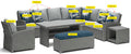 Naples Beach Gray Bench Cushion