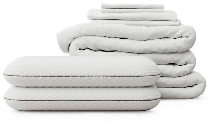 Nectar White Queen Bedding Bundle