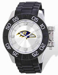 NFL Mens Baltimore Ravens Beast Watch - Molded Strap - Luminous Hands - XWM1999