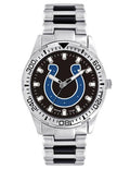 NFL Mens Indianapolis Colts Heavy Hitter Watch - Bracelet Strap - Color Logo - XWM2553