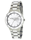 NFL Womens New England Patriots Mother of Pearl Watch - Stainless - Bracelet - XWL761