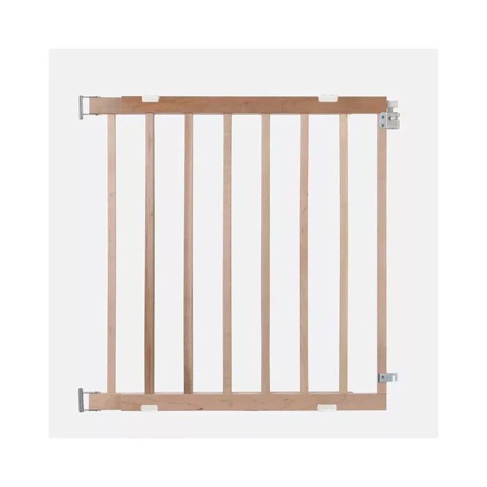 North States White 30 in. H X 28-42 in. W Wood Child Safety Gate - Brand New