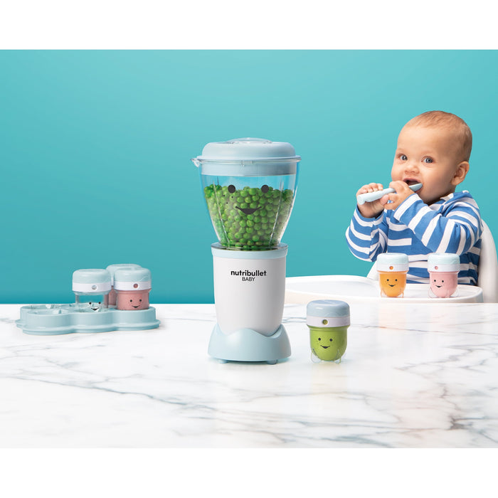 Nutribullet Baby Food Blender NBY10100, Blue/White - Brand New