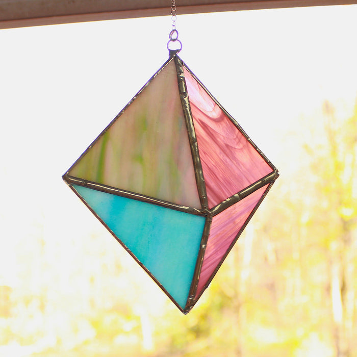 octahedron suncatcher