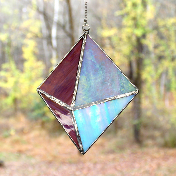 octahedron suncatcher