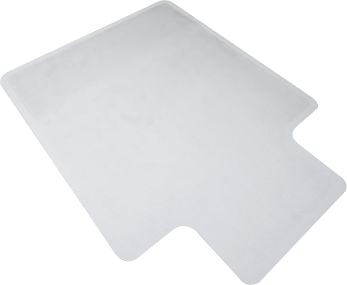OFM Essentials Collection 36" x 48" Transparent Chair Mat with Lip for Hard Surface