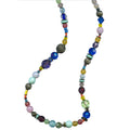 Owen Glass Collection Orient Express 24-inch necklace with sleek, modern design featuring polished metal links.