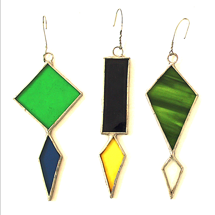 ornaments - set of three SMALL option 2