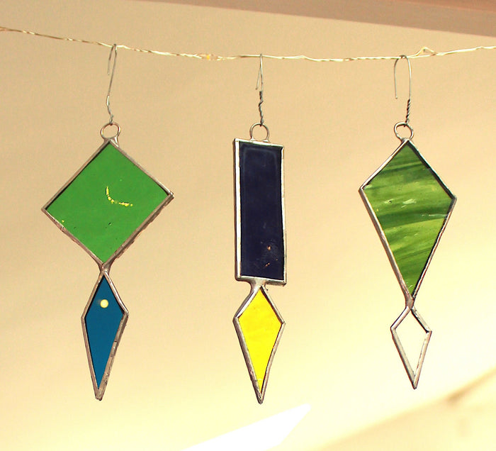 ornaments - set of three SMALL option 2
