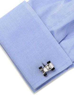 Ox & Bull Hot Rod Car Cufflinks - Antique Silver Plated - Round Swivel Back - OB-MP-HRCARB_3870e9a7-9bca-4b43-b98d-17d05186f1cc