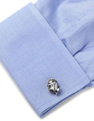 Ox & Bull Knight Helmet Cufflinks - Sterling Silver - Round Swivel Back - OBS-KNIGHTB_e96561b3-a160-4e6d-8019-3be90c25c496