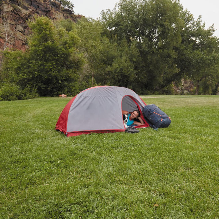 Ozark Trail 1-Person Backpacking Tent with Large Door for Easy Entry, Carry Weight-4.4lbs. - Used, Like New