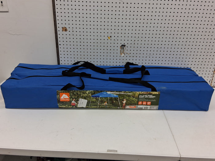 Ozark Trail 10'x10' Instant Slant Leg Pop-up Outdoor Canopy Tent, Blue - Brand New