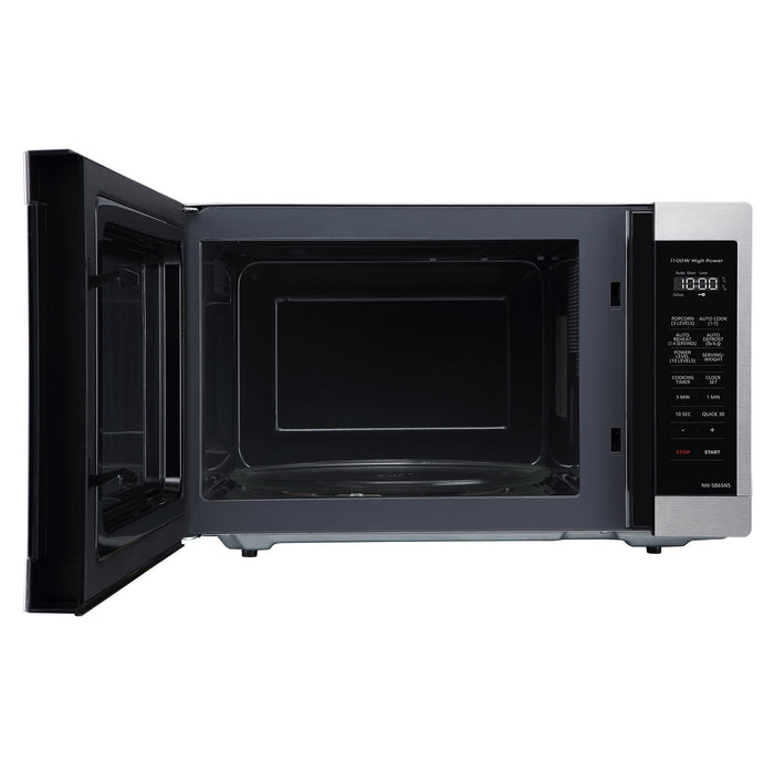 Panasonic 1.3 Cu. ft. Countertop Microwave Oven,1100W, Stainless Steel – NN-SB65NS - Brand New