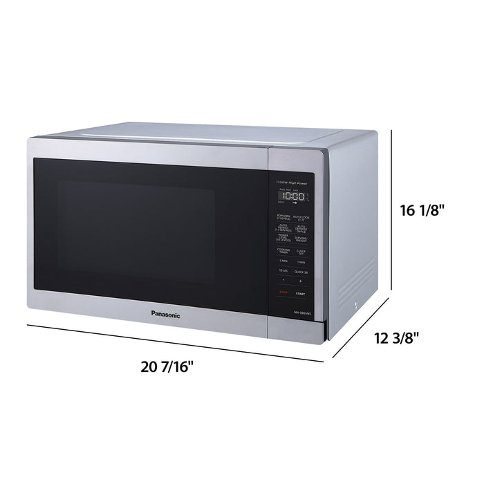 Panasonic 1.3 Cu. ft. Countertop Microwave Oven,1100W, Stainless Steel – NN-SB65NS - Brand New