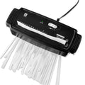Pen+Gear 6-Sheet Strip Cut Credit Card & Paper Shredder, Black - Brand New