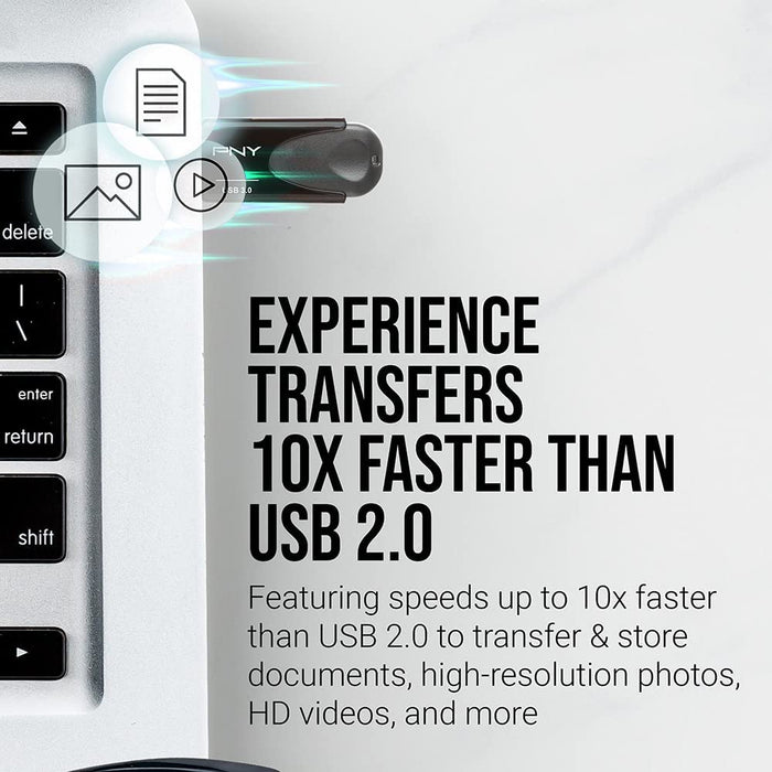 PNY 32GB Turbo Attache 4 USB 3.0 Flash Drive