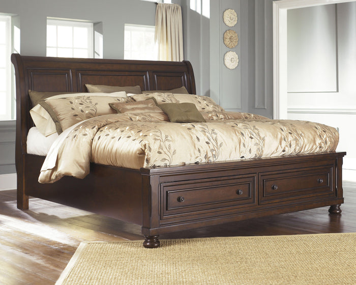 Porter Rustic Brown Porter Queen Sleigh Bed