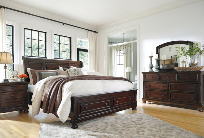Porter Rustic Brown Porter Queen Sleigh Bed