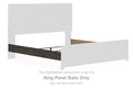 Prendonea Charcoal King Panel Rails