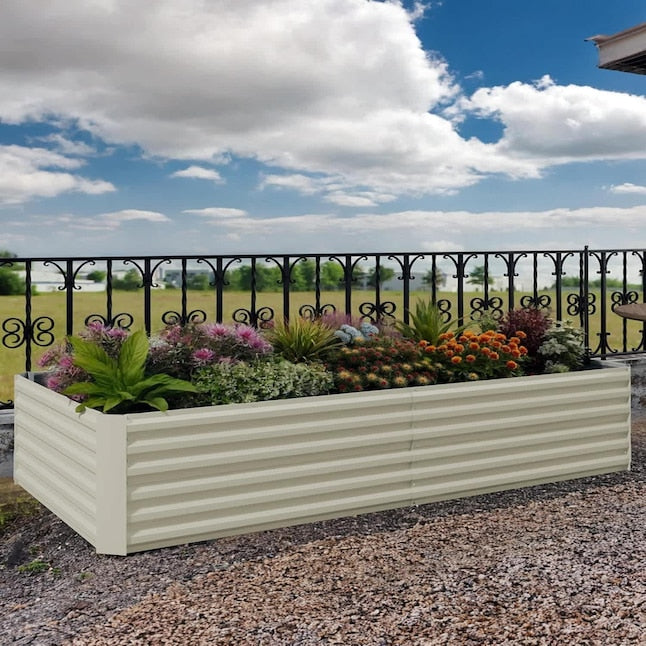 Qeetex 8x4x2ft Steel Raised Garden Bed Kit - Brand New