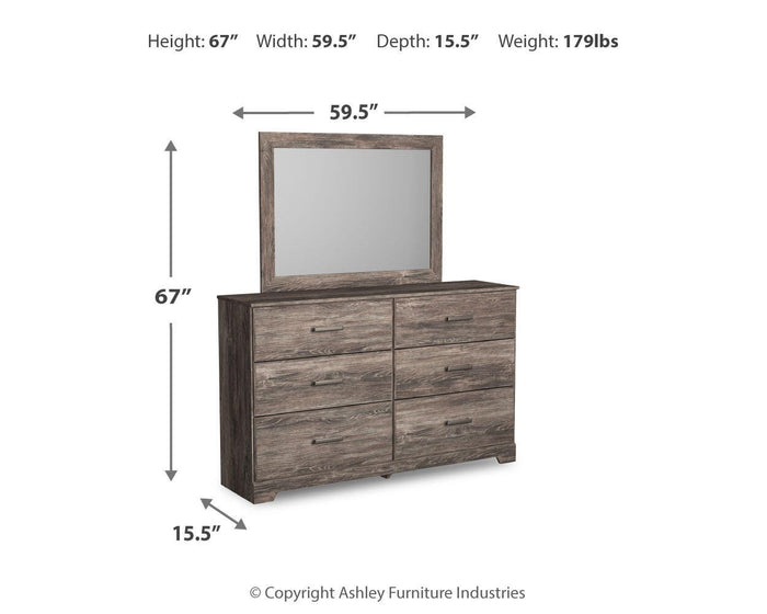Ralinksi Gray Ralinksi Dresser and Mirror - Brand New