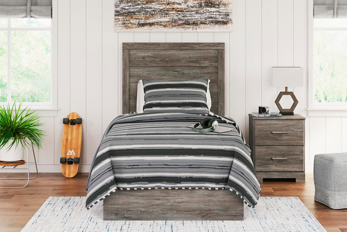 Ralinksi Gray Ralinksi Twin Panel Bed - Brand New