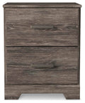 Ralinksi Gray Two Drawer Night Stand - Brand New