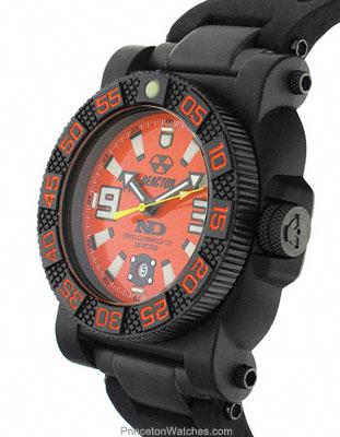 Reactor Mens Gryphon - Nitromid Polymer w/ Stainless Core - Orange Dial - Strap - 73808A_58ce9d0f-a4b0-4184-aa44-49b0020b5d66