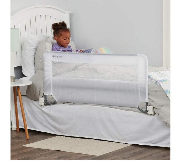 Regalo Swing Down Bed Rail Guard, with Reinforced Anchor Safety System - Brand New - Open Box