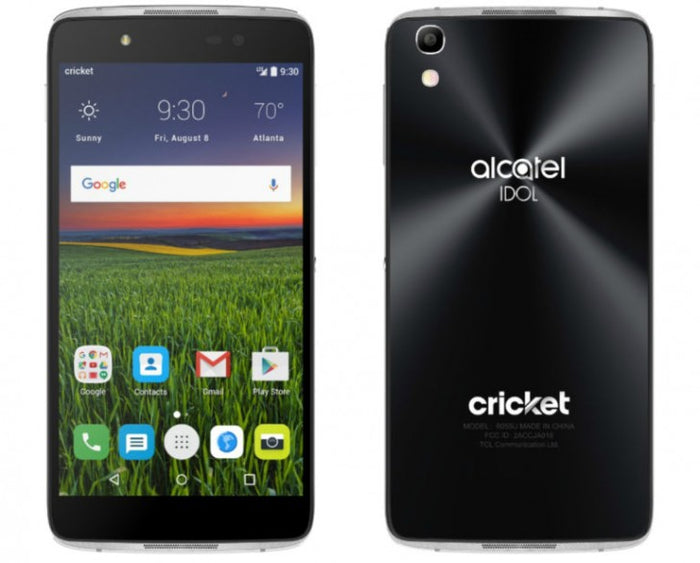 Renewed - Alcatel Android Black/Silver|Grd-B|2GB (UNLOCKED)