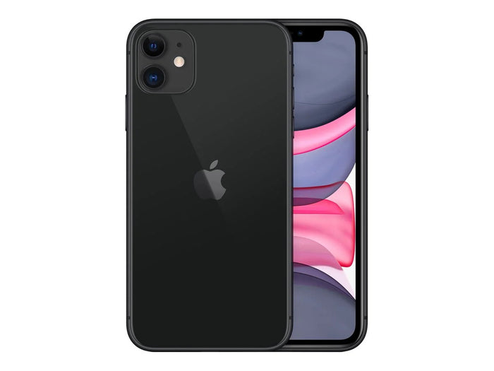 Renewed - Apple iPhone 11  iOS 26.6|Dark Grey|64GB|Grd-B