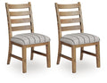Ridgester Light Brown Dining UPH Side Chair (Priced Per Item, Must Order 2, 4, 6, or 8) - Brand New