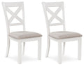 Robbinsdale Antique White Dining UPH Side Chair (Priced Per Item, Must Order 2, 4, 6, or 8)