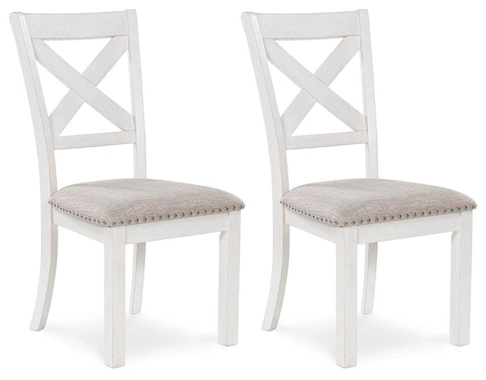 Robbinsdale Antique White Dining UPH Side Chair (Priced Per Item, Must Order 2, 4, 6, or 8)